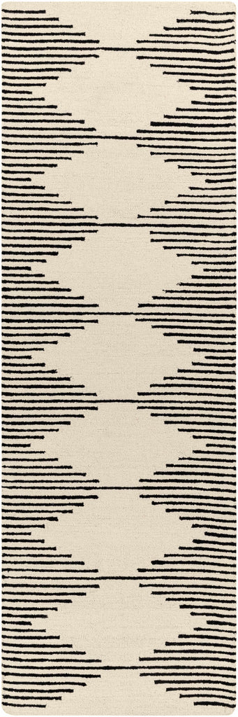 Hauteloom Walkerston WLKRS Black Hand Tufted Wool Rug