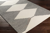 Hauteloom Walkerston WLKRS Black Hand Tufted Wool Rug