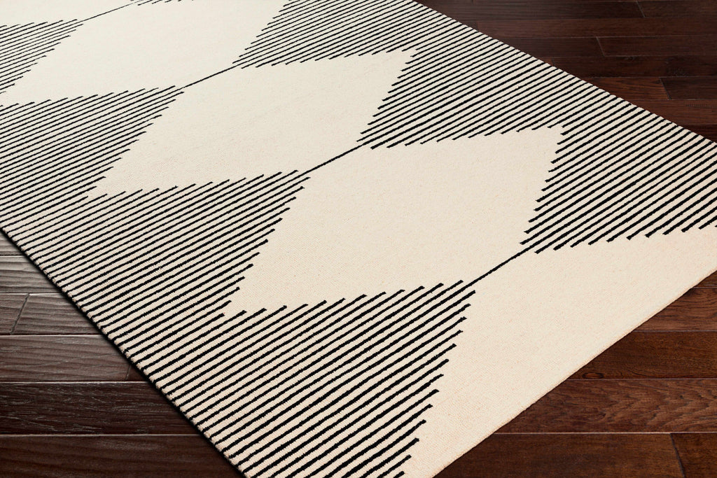 Hauteloom Walkerston WLKRS Black Hand Tufted Wool Rug