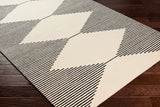 Hauteloom Walkerston WLKRS Black Hand Tufted Wool Rug