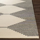 Hauteloom Walkerston WLKRS Black Hand Tufted Wool Rug