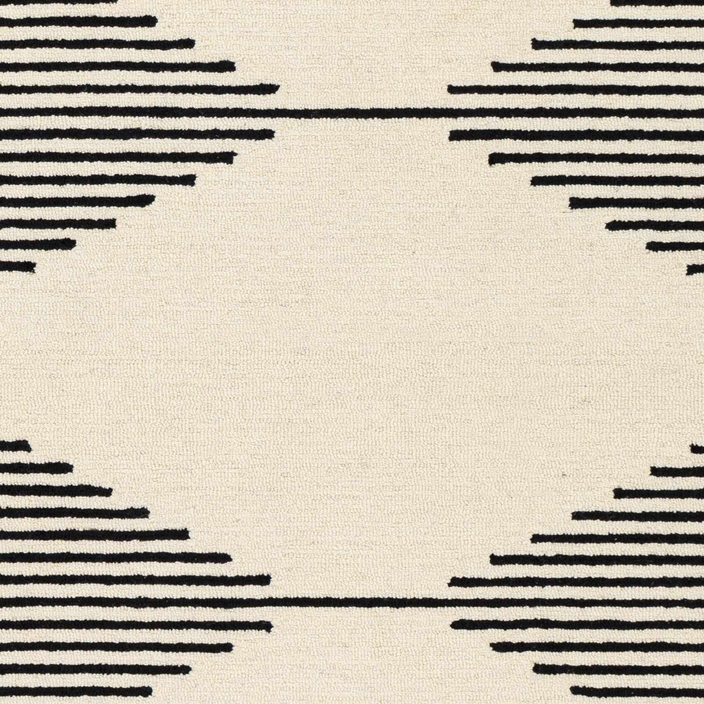 Hauteloom Walkerston WLKRS Black Hand Tufted Wool Rug