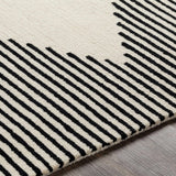 Hauteloom Walkerston WLKRS Black Hand Tufted Wool Rug