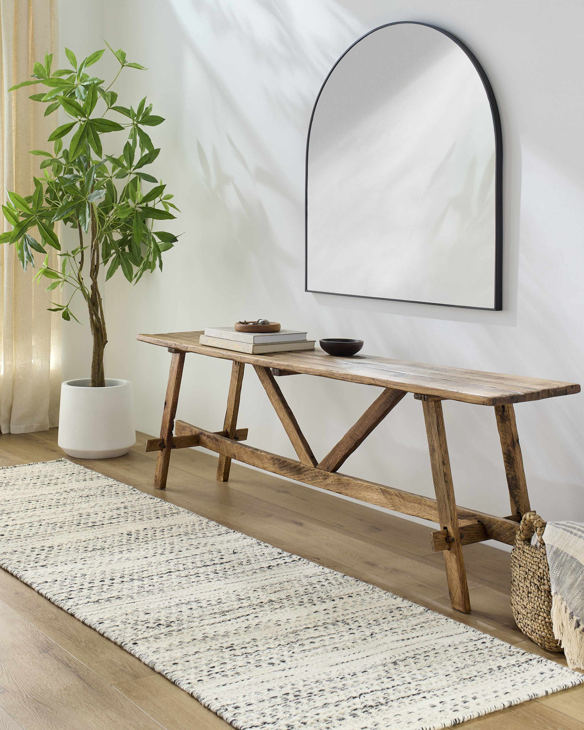 Hauteloom Williford WLLF Cream Woven/Flatwoven Wool Rug