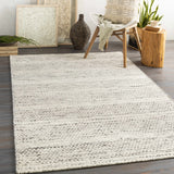 Hauteloom Williford WLLF Cream Woven/Flatwoven Wool Rug