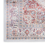 nourison vintage home vnh01 ivory red rug