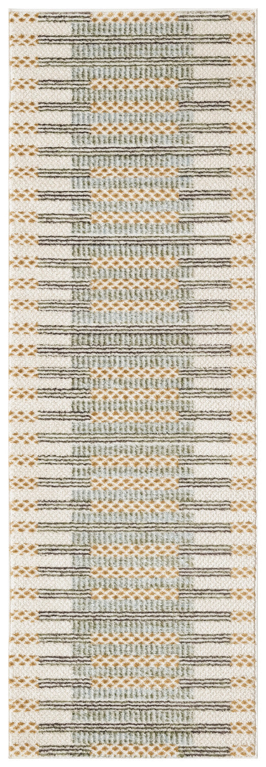 nourison nordic nrc15 ivory multicolor rug