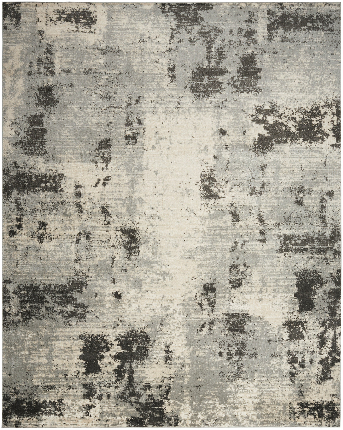 nourison serenity home srh06 ivory grey rug