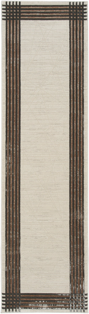 nourison desire dsr01 ivory silver rug