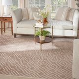 nourison care free caf03 brown rug