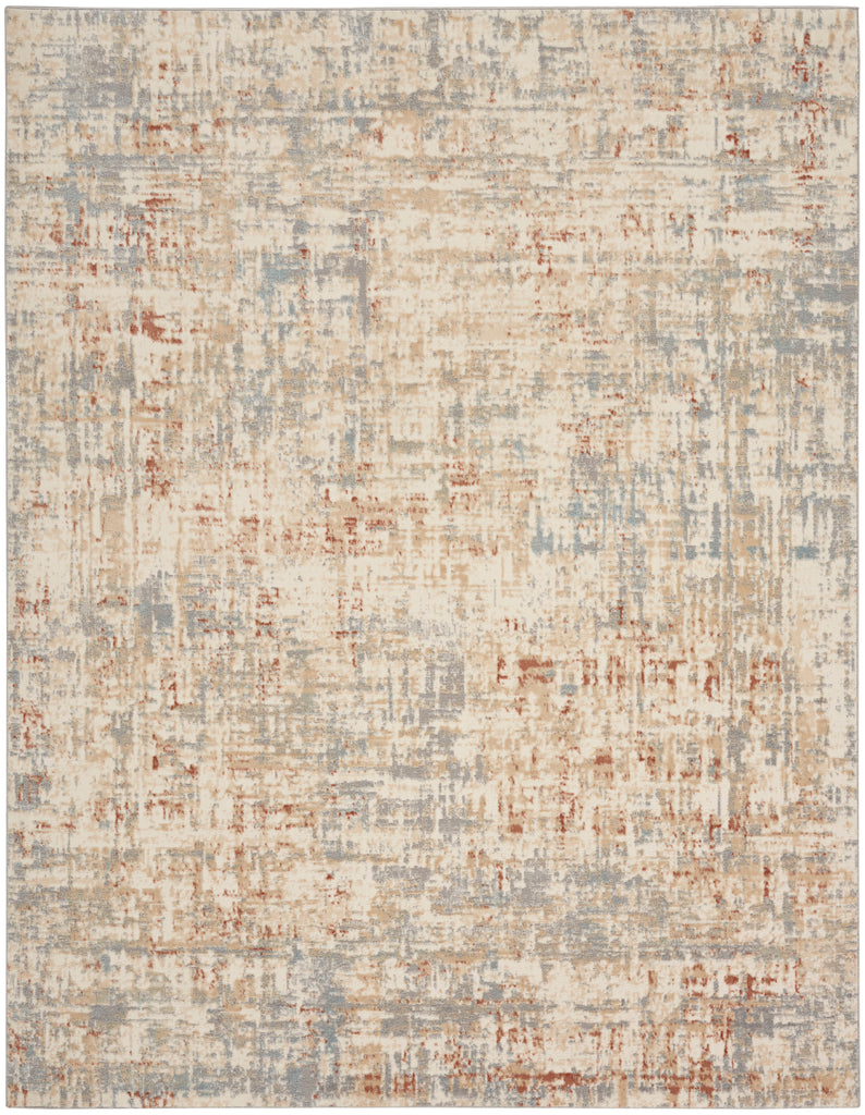 nourison ck005 enchanting ech06 ivory grey rug