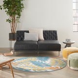 nourison aloha alh18 ivory multi rug