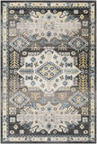 Hauteloom Wanaka WNKVI Black Machine Made Polyester Rug