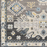 Hauteloom Wanaka WNKVI Black Machine Made Polyester Rug