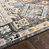 Hauteloom Wanaka WNKVI Black Machine Made Polyester Rug