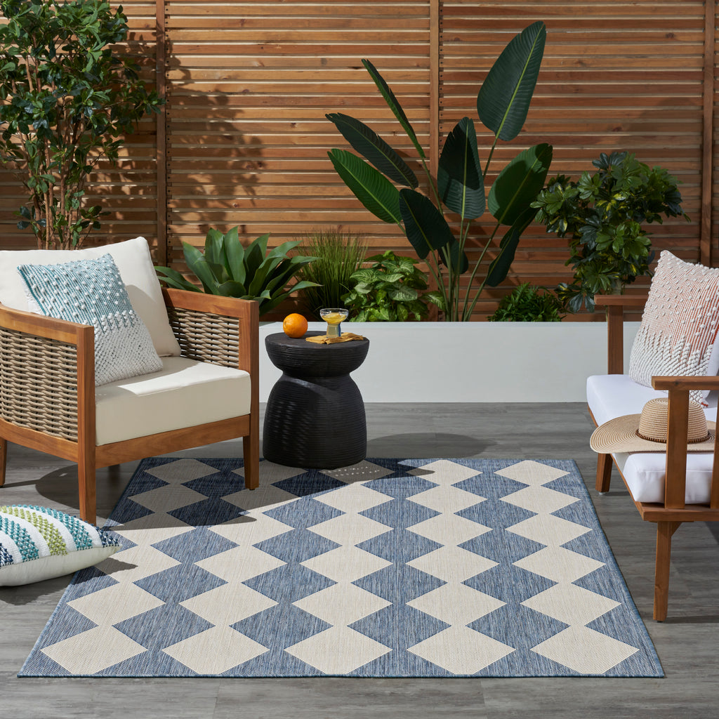 nourison positano pos04 navy blue rug