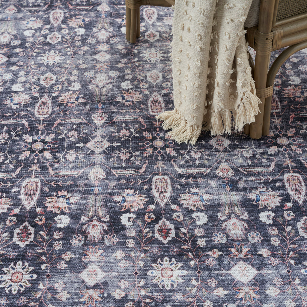 nourison grand washables grw06 navy ivory rug