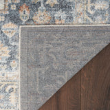 nourison astra machine washable asw11 grey gold rug