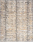 nourison abstract hues abh03 grey gold rug