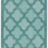 nourison easy care nes01 aqua teal rug