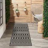nourison positano pos02 black rug