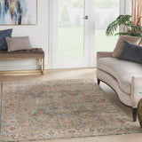 nourison sahar shr03 blue rug