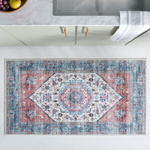 safavieh clearance washable printed rug wpr322k turquoise rug
