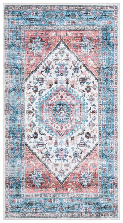 safavieh clearance washable printed rug wpr322k turquoise rug