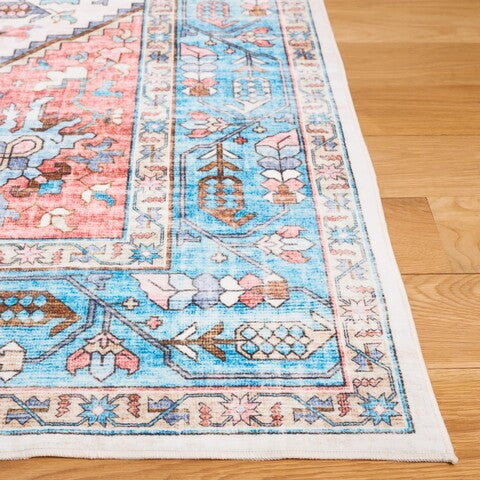 safavieh clearance washable printed rug wpr322k turquoise rug
