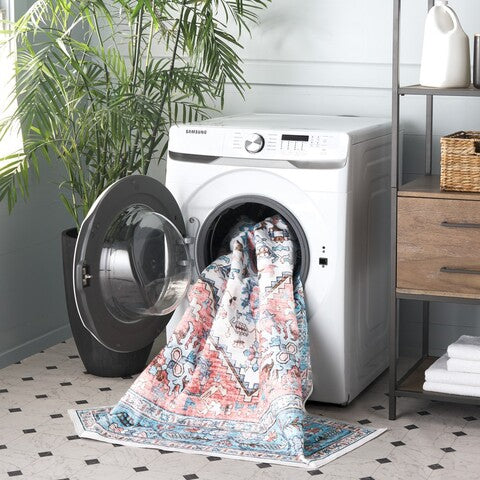 safavieh clearance washable printed rug wpr322k turquoise rug