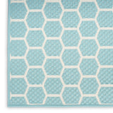 nourison twist reversible tws01 aqua rug