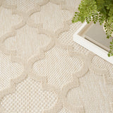 nourison easy care nes01 cream rug
