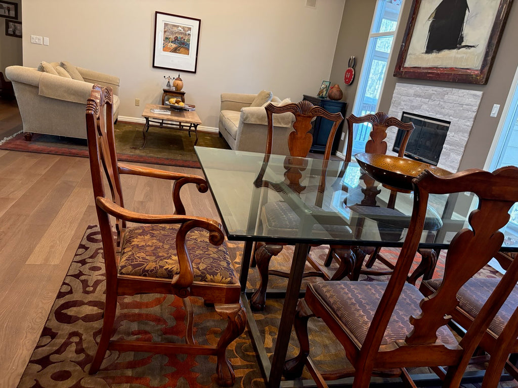 Tibet Rug Company 100 CT WROUGHT IRON Walnut Rug