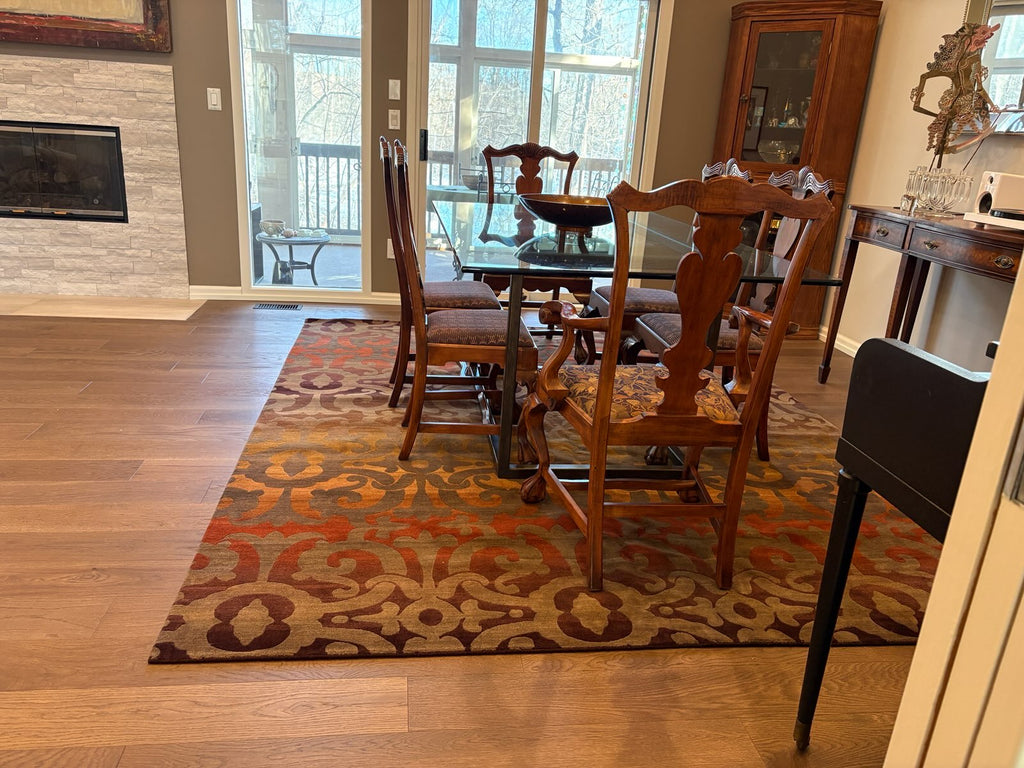 Tibet Rug Company 100 CT WROUGHT IRON Walnut Rug