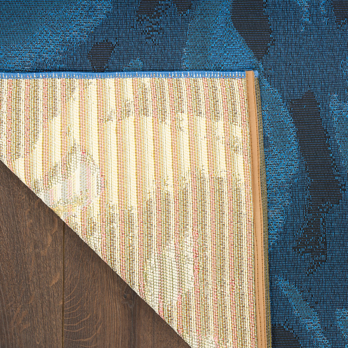 nourison color splash csp09 blue ivory rug