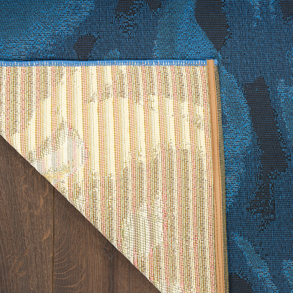 nourison color splash csp09 blue ivory rug