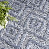 nourison versatile nrv01 denim blue rug