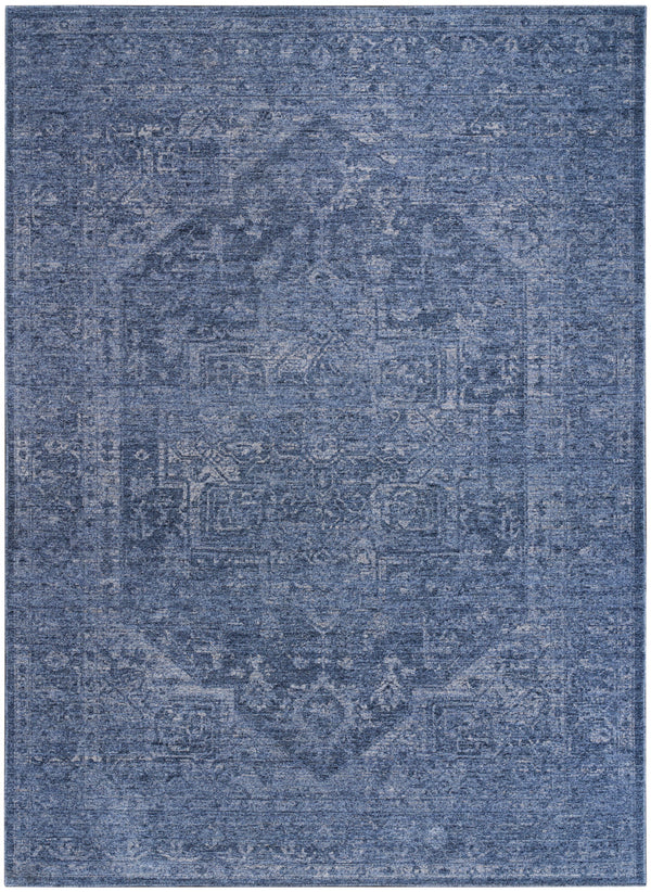 nourison pure shades sad02 blue rug