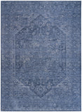 nourison pure shades sad02 blue rug