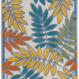 nourison aloha alh18 ivory multi rug