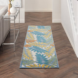 nourison aloha alh18 ivory multi rug