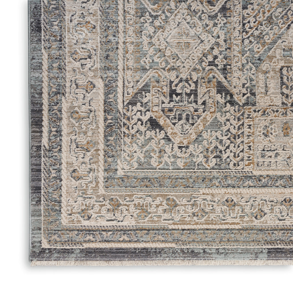 nourison lynx lnx01 ivory charcoal rug