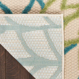 nourison aloha alh05 green multicolor rug