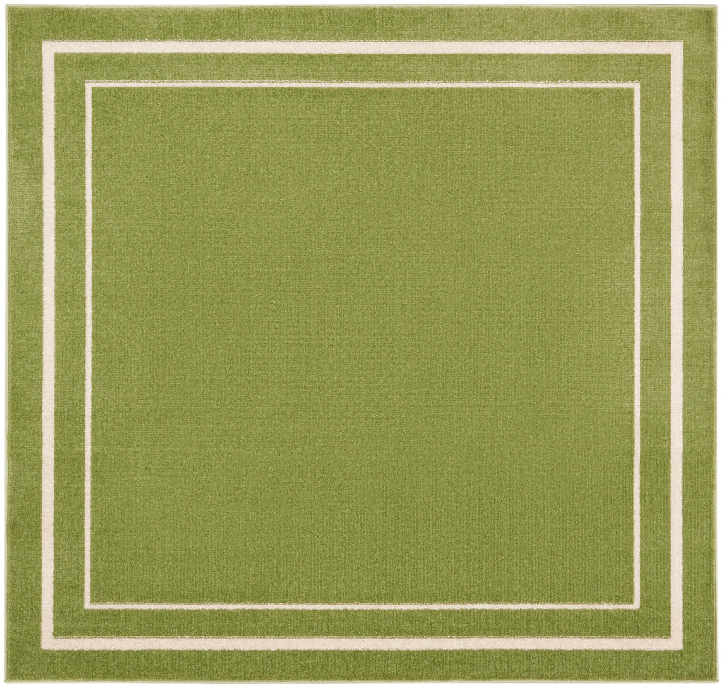 nourison nourison essentials nre02 green ivory rug