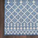 nourison positano pos02 navy blue rug