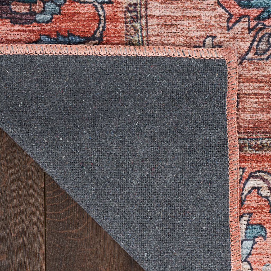 nourison grand washables grw03 rust multicolor rug