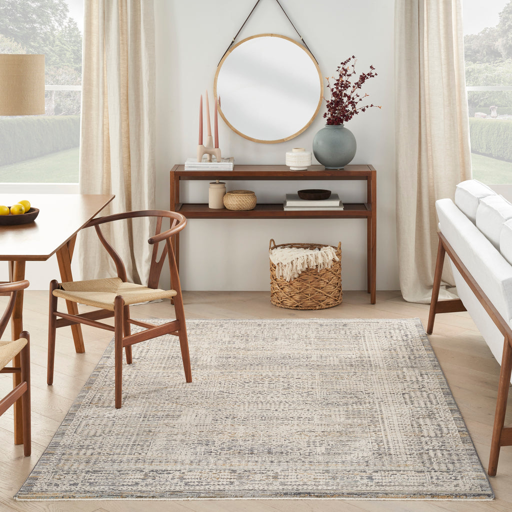 nourison lynx lnx05 ivory slate rug