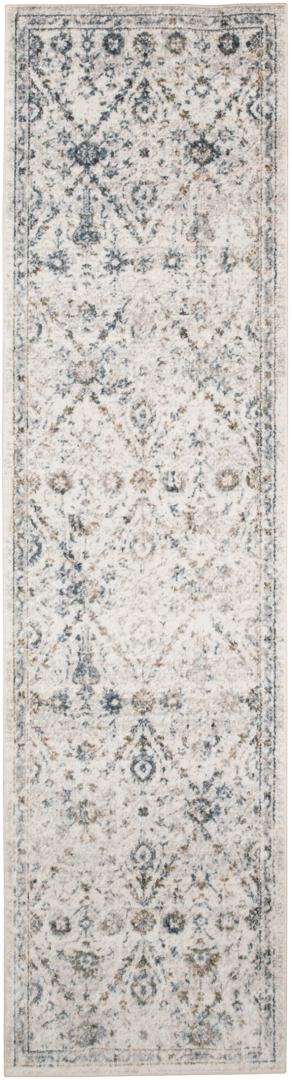 nourison astra machine washable asw16 ivory blue rug