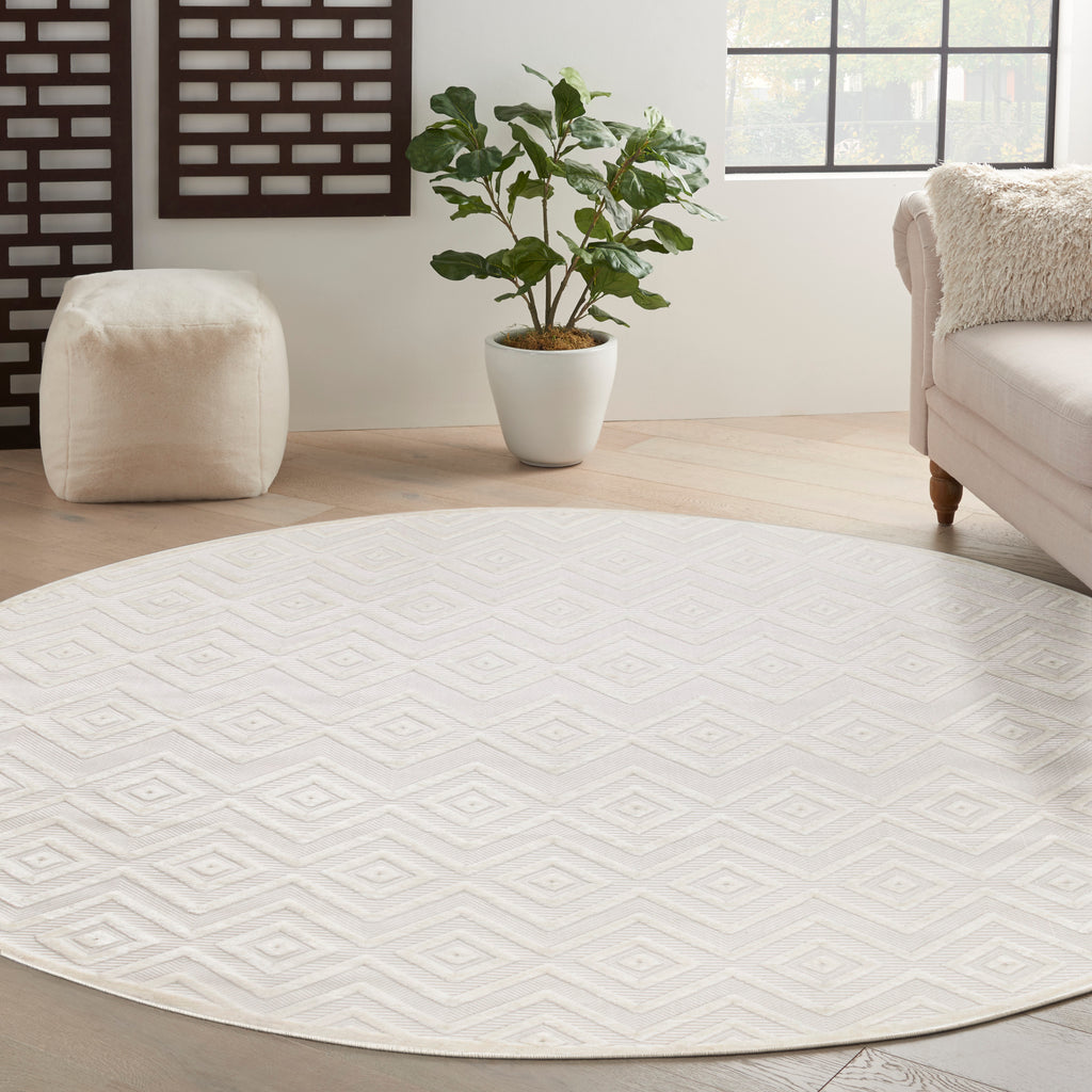 nourison versatile nrv01 ivory white rug