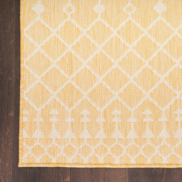 nourison positano pos02 yellow rug